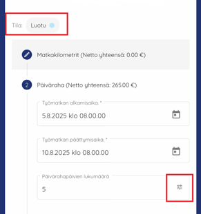 selainpohjainen kirjaus 2