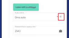selainpohjainen kirjaus 4